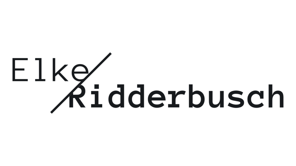 Logo der Logopädiepraxis Elke Ridderbusch – ein Designprojekt der Designagentur veit design aus Heidelberg